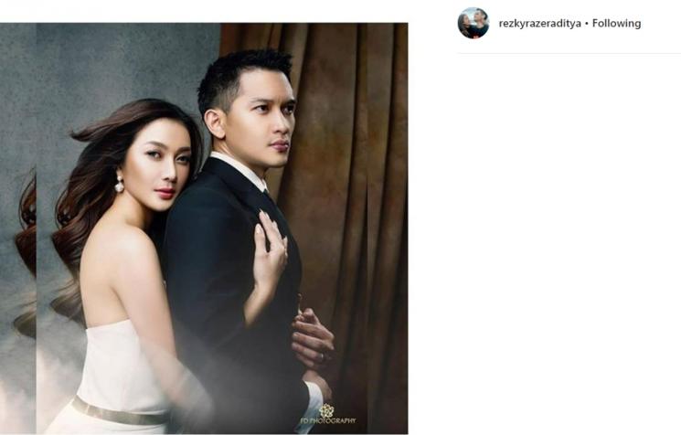 Patricia Razer dan Rezky Aditya. (Instagram/@rezkyrazeraditya)