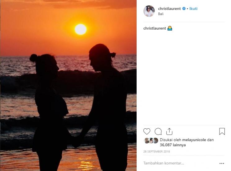 Chris Laurent dan Amanda Manopo. (Instagram/@amandamanopo)