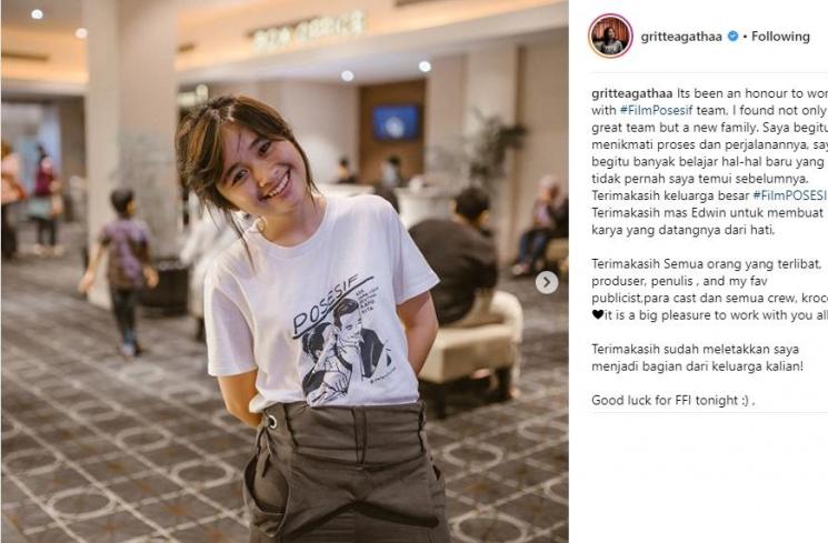 Gritte Agatha. (Instagram/@gritteagathaa)