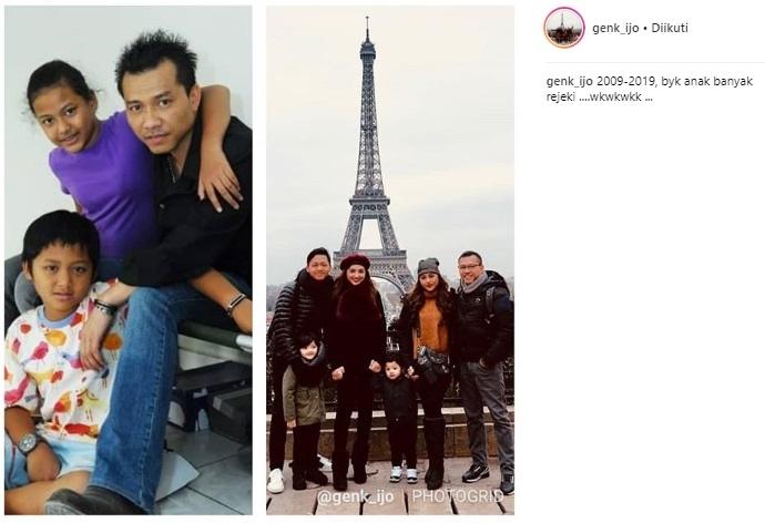 Keluarga Asix. (Instagram/@genk_ijo)