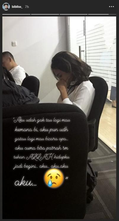 Curhatan Vanessa Angel. [Instagram/@bibliss]