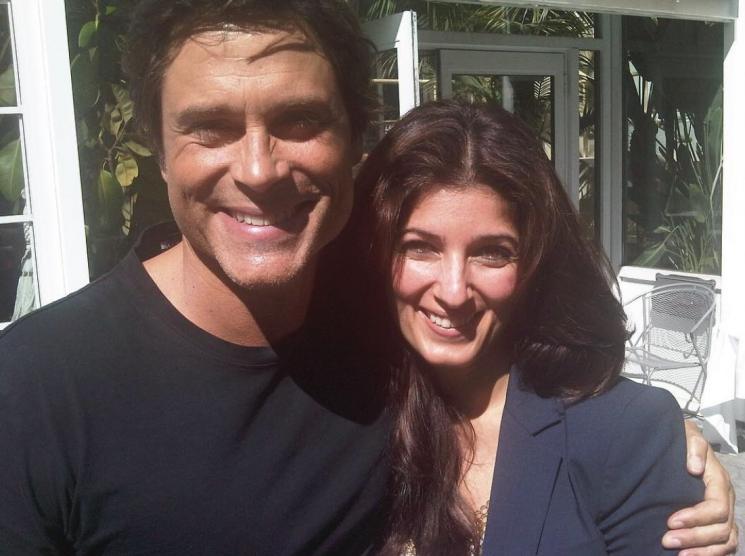 Rob Lowe dan Twinkle Khanna (twitter/@@mrsfunnybones)