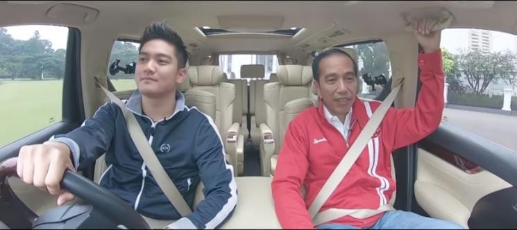 Boy William dan Jokowi. (YouTube)