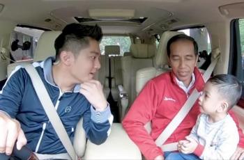 Gokil, Hitungan Jam Vlog Boy William Nebengin Jokowi Ditonton Jutaan Kali