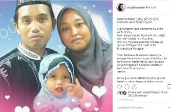 Oki Setiana Dewi Kabarkan Istri Ustaz Maulana Meninggal Dunia