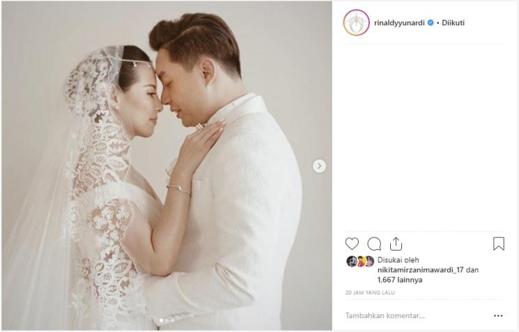 Pernikahan Edric Tjandra dan Venny Chandra. (Instagram/@rinaldyyunardi)