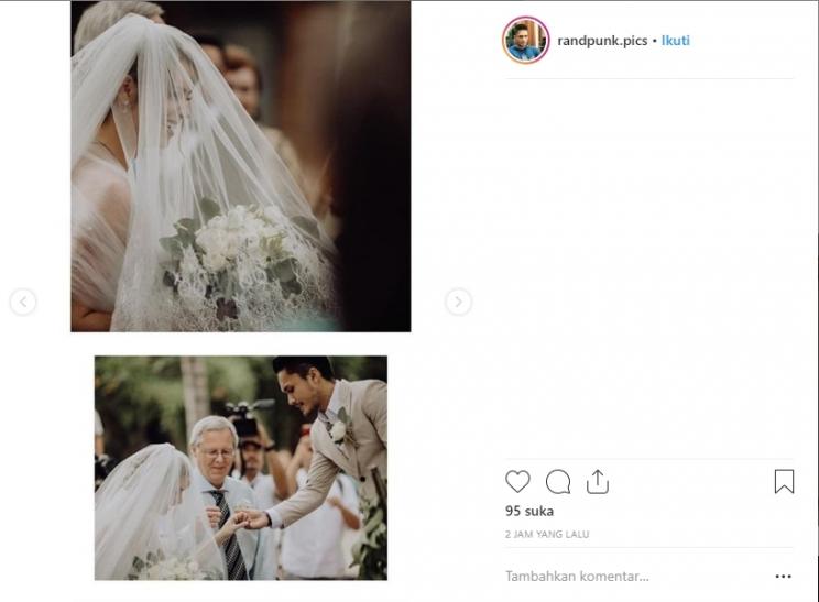 Pernikahan Randy Pangalila dan Chelsey. (Instagram/@randpunk.pics)