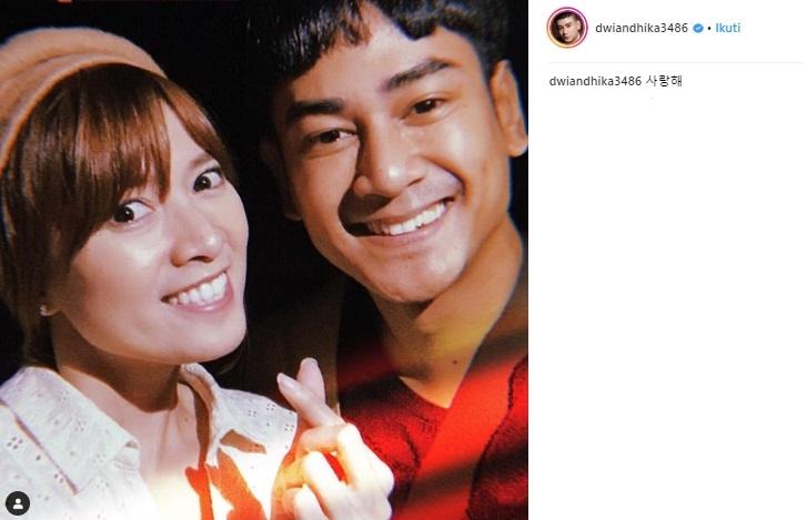 Chika Jessica dan Dwi Andhika. (Instagram/@dwiandhika3486)