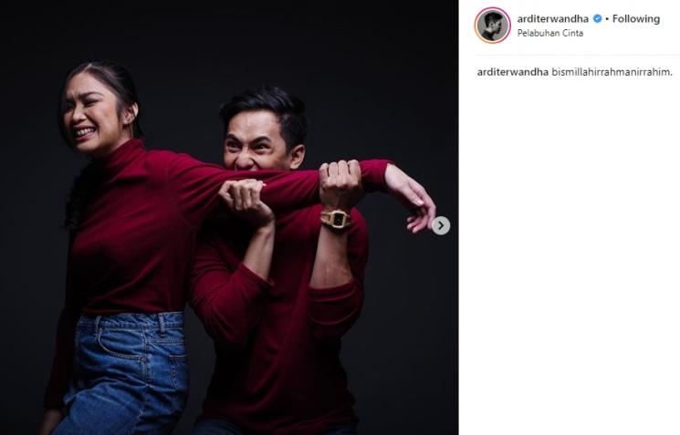 Ardit Erwandha dan Suci Asmarini. (Instagram/@arditerwandha)