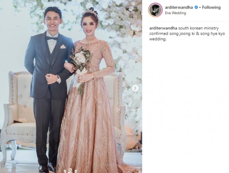 Ardit Erwandha dan Suci Asmarini. (Instagram/@arditerwandha)