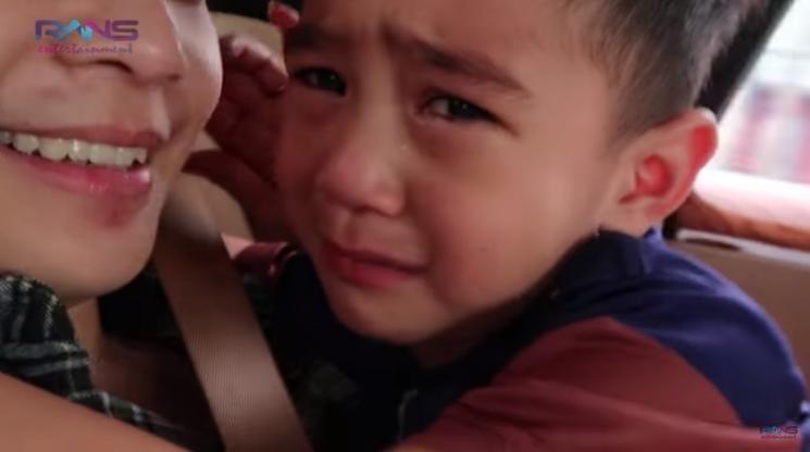 Rafathar kena prank  Nagita Slavina. (YouTube/Rans Entertainment)