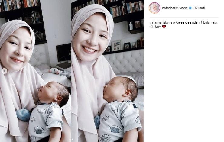Baby Miguel, putra Desta dan Natasha Rizky. (Instagram/@natasharizkynew)