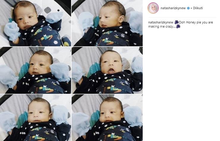 Baby Miguel, putra Desta dan Natasha Rizky. (Instagram/@natasharizkynew)