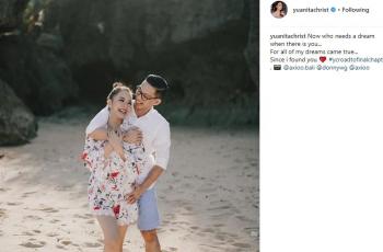 Segera Menikah, Intip 5 Potret Prewed Yuanita Christiani dan Calon Suami