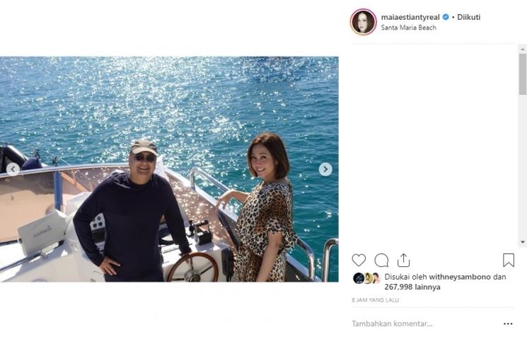 Maia Estianty dan Irwan Mussry. (Instagram/@maiaestiantyreal)