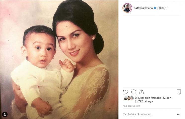 Daffa Wardhana dan Marini Zumarnis. (Instagram/@daffawardhana)