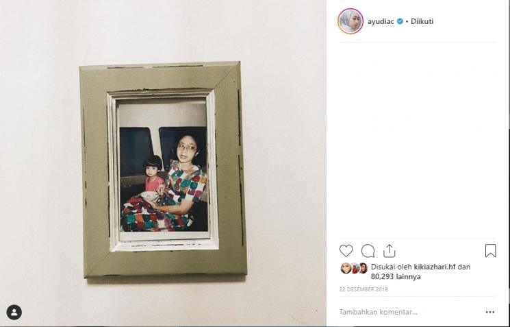 Masa kecil Ayudia Bing Slamet. (Instagram/@ayudiac)