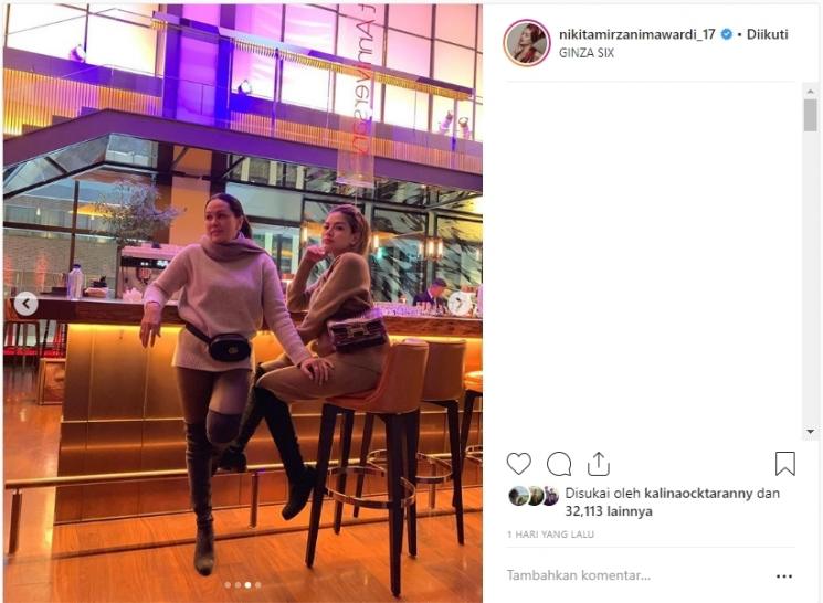 Nikita Mirzani liburan di Jepang. (Instagram/@nikitamirzanimawardi_17)