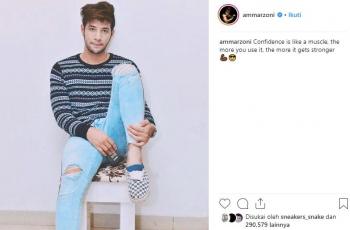 5 Gaya Ammar Zoni saat Liburan Ini Kece Abis