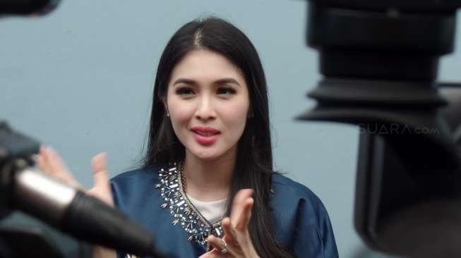 Sandra Dewi (Suara.com/Ismail)
