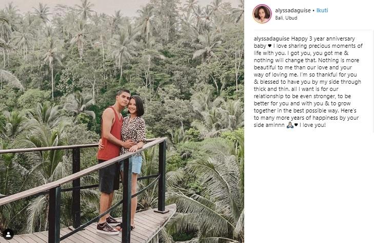 Al Ghazali dan Alyssa Daguise. (Instagram/@alyssadaguise)