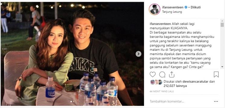 Foto terakhir Dylan Sahara sebelum terseret tsunami. (Instagram/@ifanseventeen)