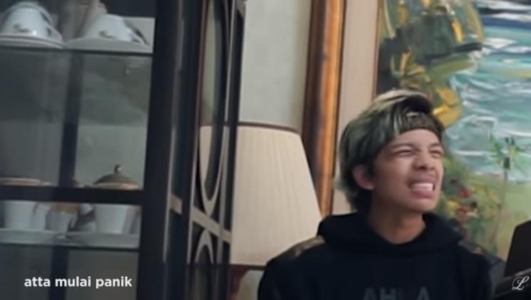 Atta Halilintar kena prank Laudya Cynthia Bella. (YouTube)
