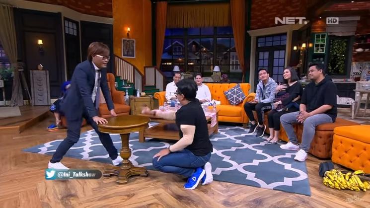 Jan Ethes takut lihat Andre Taulany. (YouTube)