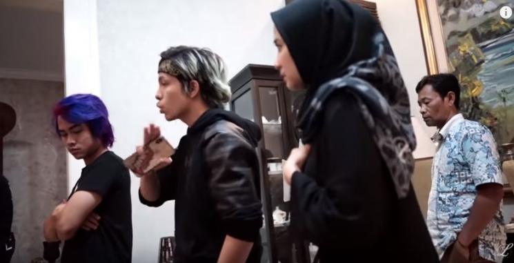 Atta Halilintar kena prank Laudya Cynthia Bella. (YouTube)