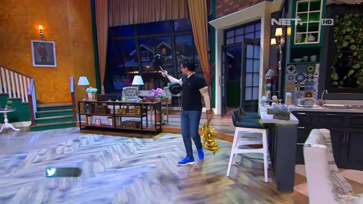 Andre Taulany menyamar jadi Kaedang Pangarep. (YouTube)