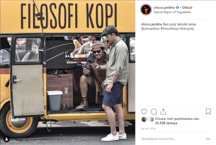 Chicco Jerikho dan Rio Dewanto. (Instagram/@chicco.jerikho)