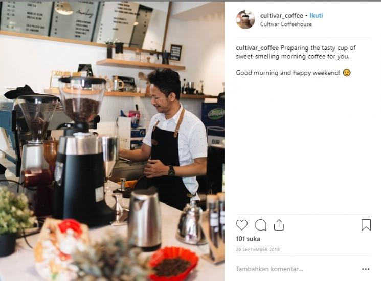Cultivar Coffee Ario Bayu. (Instagram/@cultivar_coffee)