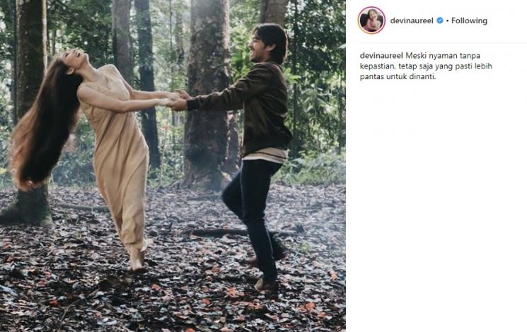 Devina Aureel dan Wafda Saifan. (Instagram/@devinaureel)