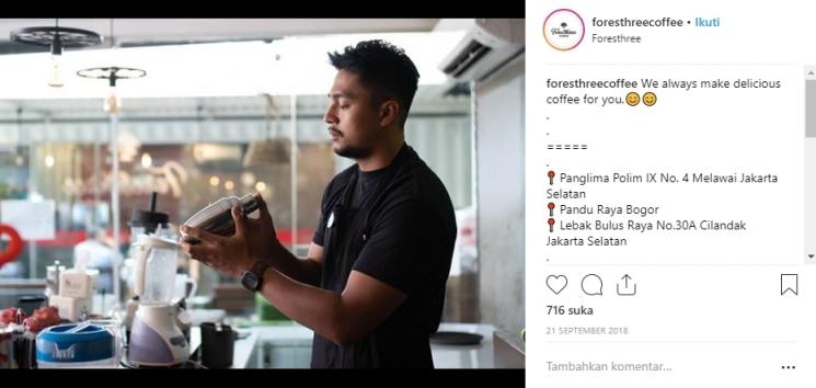 Deva Mahenra. (Instagram/@foresthreecoffee)