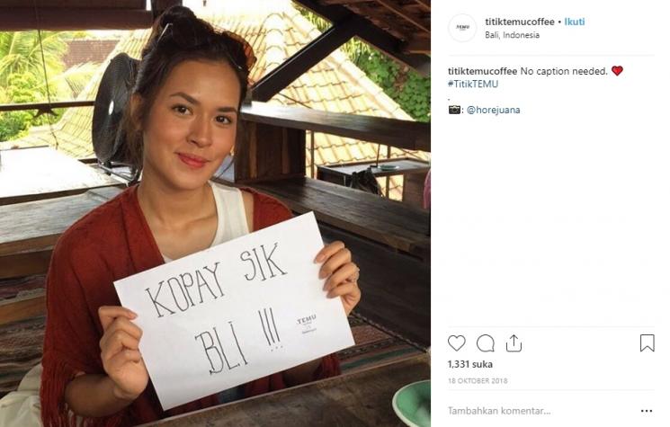 Raisa Andriana. (Instagram/@titiktemucoffee)