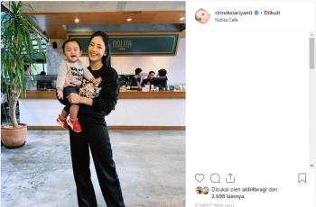 7 Potret Menggemaskan Ramy Alfie, Anak Bungsu Ririn Dwi Ariyanti