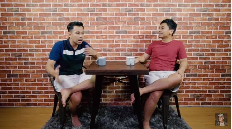 Raffi Ahmad dan Raditya Dika. (YouTube/Raditya Dika)