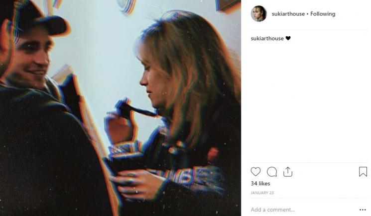 Robert Pattinson dan Suki Waterhouse. (Instagram/@sukiarthouse)