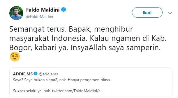 Cuitan Faldo Maldini. (Twitter/@FaldoMaldini)