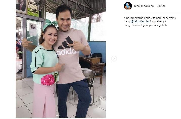 Nina Mpok Alpa dan Saipun Jamil. (Instagram/@nina_mpokalpa)