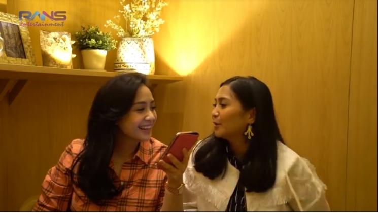 Nagita Slavina dan Caca Tengker. (YouTube/Rans Entertainment)