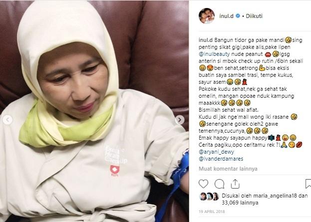 Ibu Inul Daratista, Rufia. (Instagram/@inul.d)