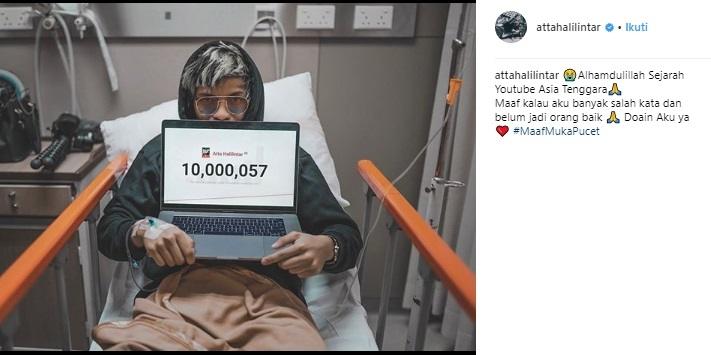 Atta Halilintar. (Instagram/@attahalilintar)