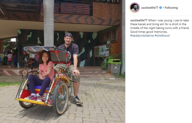 Zack Lee dan Mikhaela Lee Jowono. (Instagram/@zackleelife77)