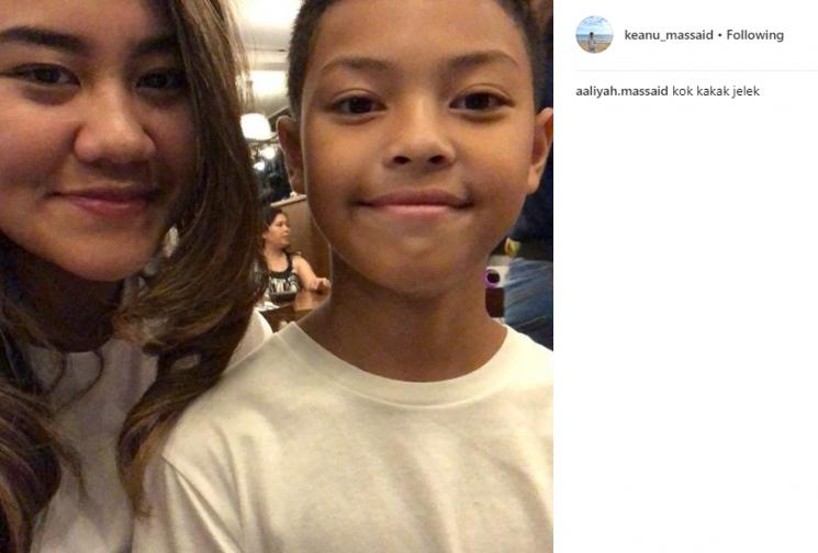 Keanu Massaid dan Aaliyah Massaid. (Instagram/@keanu_massaid)