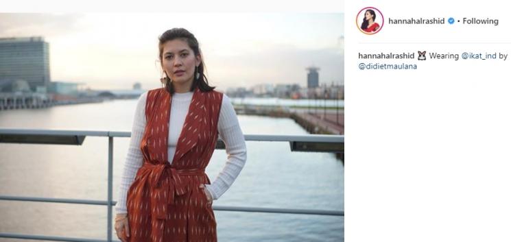 Hannah Al Rashid. (Instagram/@hannahalrashid)