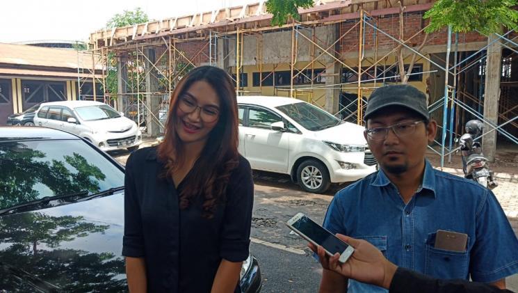 Finalis Puteri Indonesia 2016 Maulia Lestaridi Polda Jatim. 
