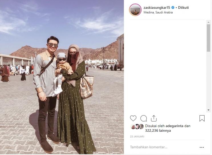 Zaskia Sungkar. (Instagram/@zaskiasungkar15)