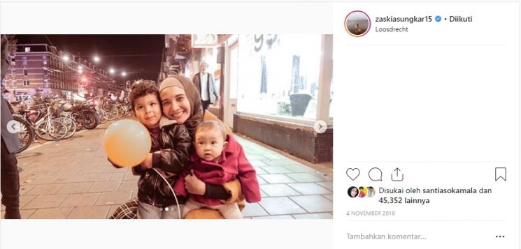 Zaskia Sungkar. (Instagram/@zaskiasungkar15)