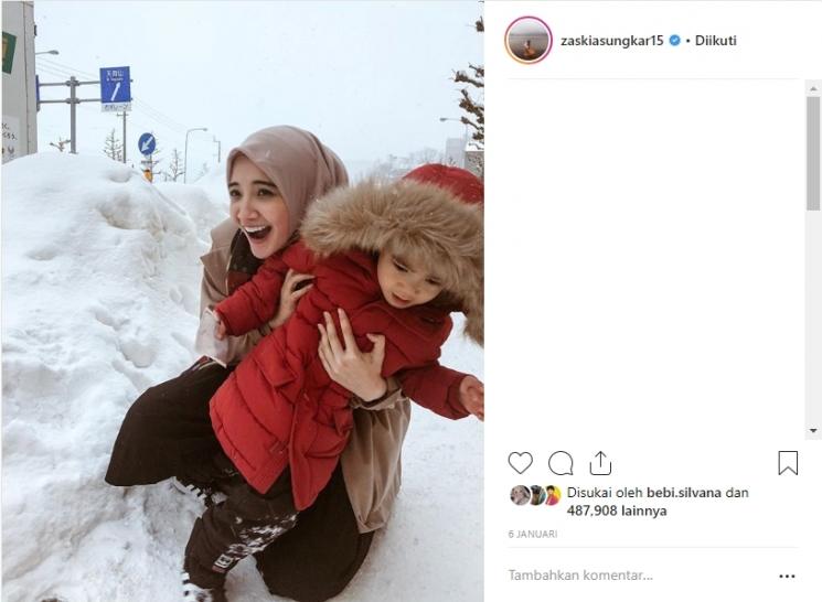 Zaskia Sungkar. (Instagram/@zaskiasungkar15)